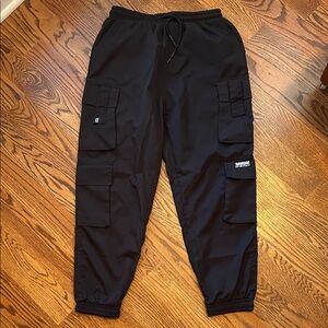 SHEIN Dark Cargo Pants with Pockets